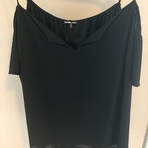 Black Off the shoulder top